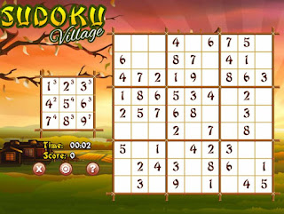 Gameplay de Sudoku Village