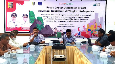 KpSHK Adakan FGD Tingkat Kabupaten Terkait Surat Edaran Pembangunan Perspektif Ekonomi Hijau di Lombok Timur