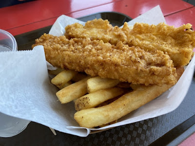 fish & chips at Malibu Seafood cafe in Malibu, California