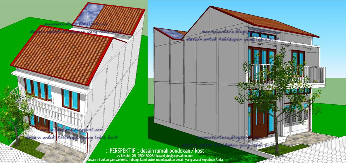 ManNusantara Design Indonesia Rancangan Rumah  2  Lantai  