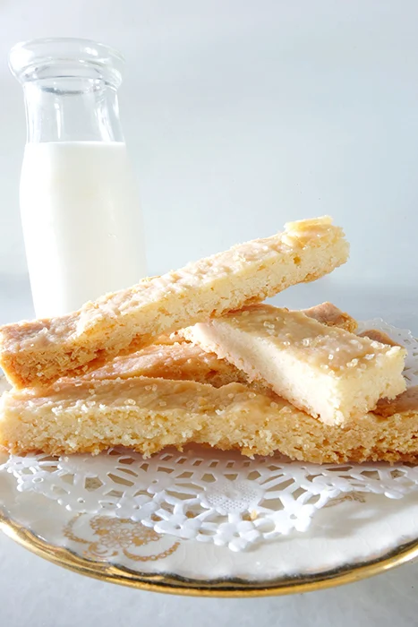 shortbread cookies on a plate