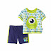 Monsters, Inc. Baby Boys’ T-Shirt and Knit Shorts 2-Piece Outfit Set $8.47