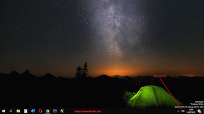 Tampilan Desktop Windows 10 - Hostze.net