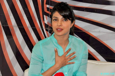 Priyanka Chopra during a Press Meet in Imphal 5