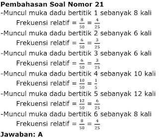  tentunya kalian memakai dadu untuk memilih jumlah langkah dalam permainan Contoh Soal Peluang Kelas 8 Sekolah Menengah Pertama plus Jawaban dan Pembahasan