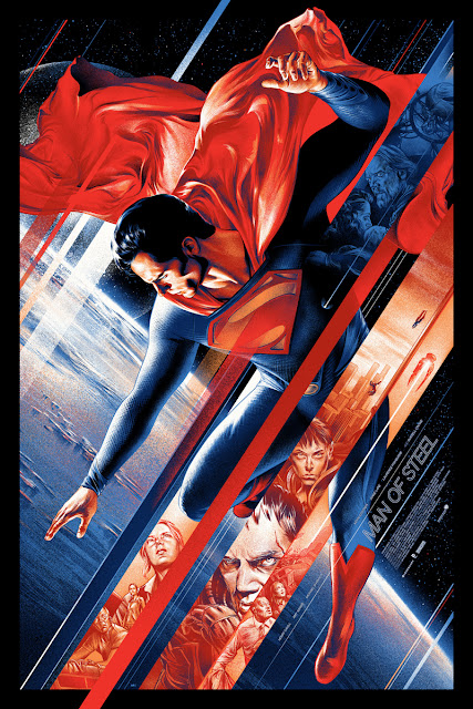 Superman Man of Steel Timed Release Edition Screen Print by Martin Ansin