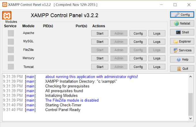 How to configure XAMPP to open Apache and phpMyAdmin on port 8080 by default?