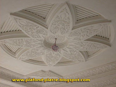 plafond-platre-marocaine