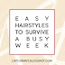 EASY HAIRSTYLES TO SURVIVE A BUSY WEEK