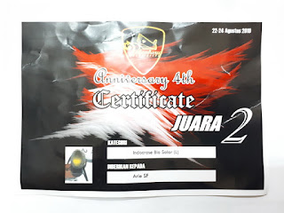 Idocrase Bio Solar Super IDC015 Big Size Juara 2 Pekanbaru Gemslovers Anniversary 4th