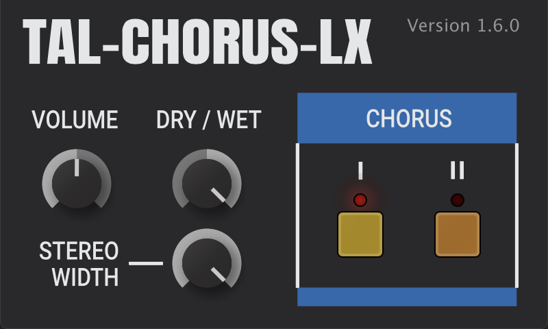 Tal Chorus LX Free Vocal VST Plugin