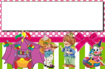 Clowns Free Printable Invitations.