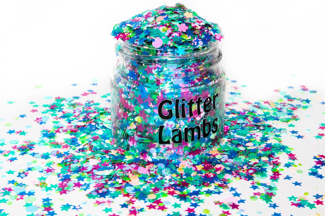 Aurora's Fairy Godmothers Chunky Loose Glitter Mix For Crafts, Nails, Resin, Tumbler Cups, DIY Projects by GlitterLambs.com