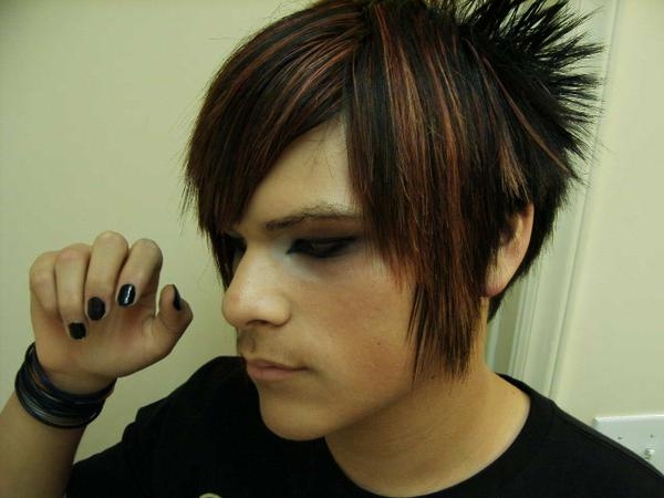 teen boy hairstyle. Boys Emo Hairstyle Photo