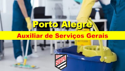 Sogipa abre vaga para Auxiliar de Serviços Gerais em Porto Alegre