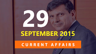 Current Affairs 29 September 2015