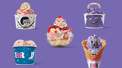 Baskin-Robbins' IF menu items.