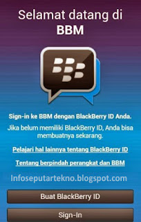 Cara Mudah Daftar Akun BBM for Android dan iOS