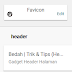 Cara Mengganti Favicon Pada Blog