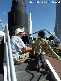 Family visit to the Kennedy Space Center, Florida