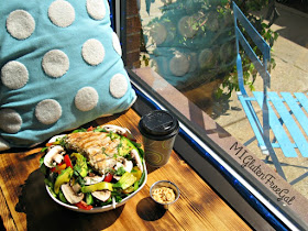 Sambuca Cafe Salad in window front