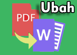 ubah file PDF ke file Word