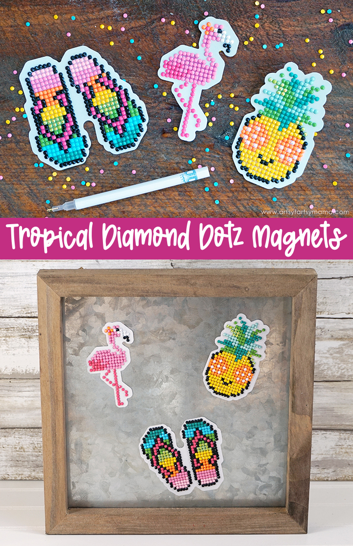 Tropical Diamond Dotz Magnets