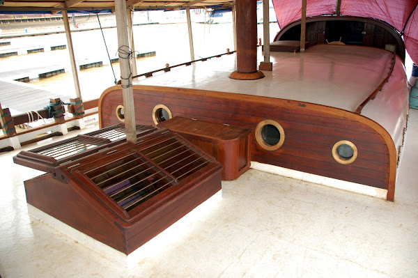 Deck view; skylight of main state room and main cabin: