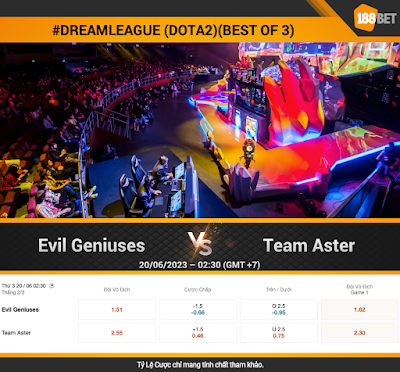 NHẬN ĐỊNH ESPORTS DREAMLEAGUE (DOTA2)(BEST OF 3) Evil Geniuses vs Team Aster