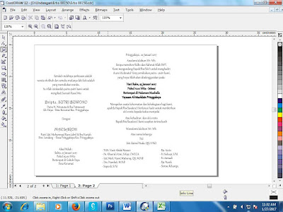 Cara membuat undangan pernikahan menggunakan Corel Draw
