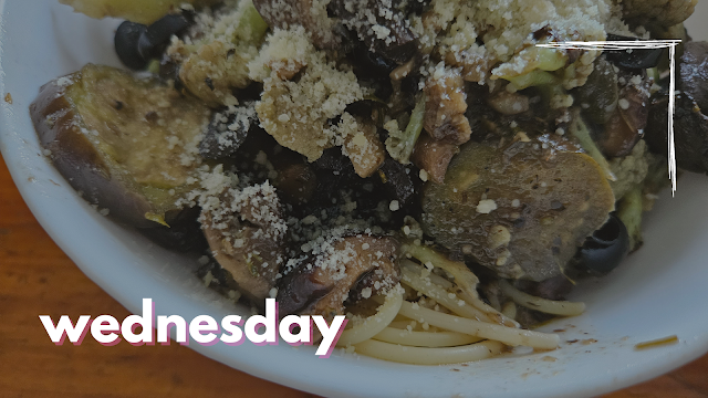 Wednesday - Mushroom Pasta