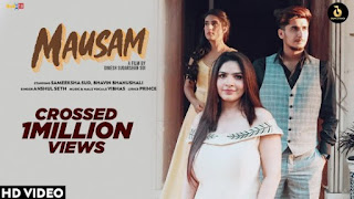 Mausam Lyrics Anshul Seth ft Sameeksha Sud x Bhavin Bhanushali