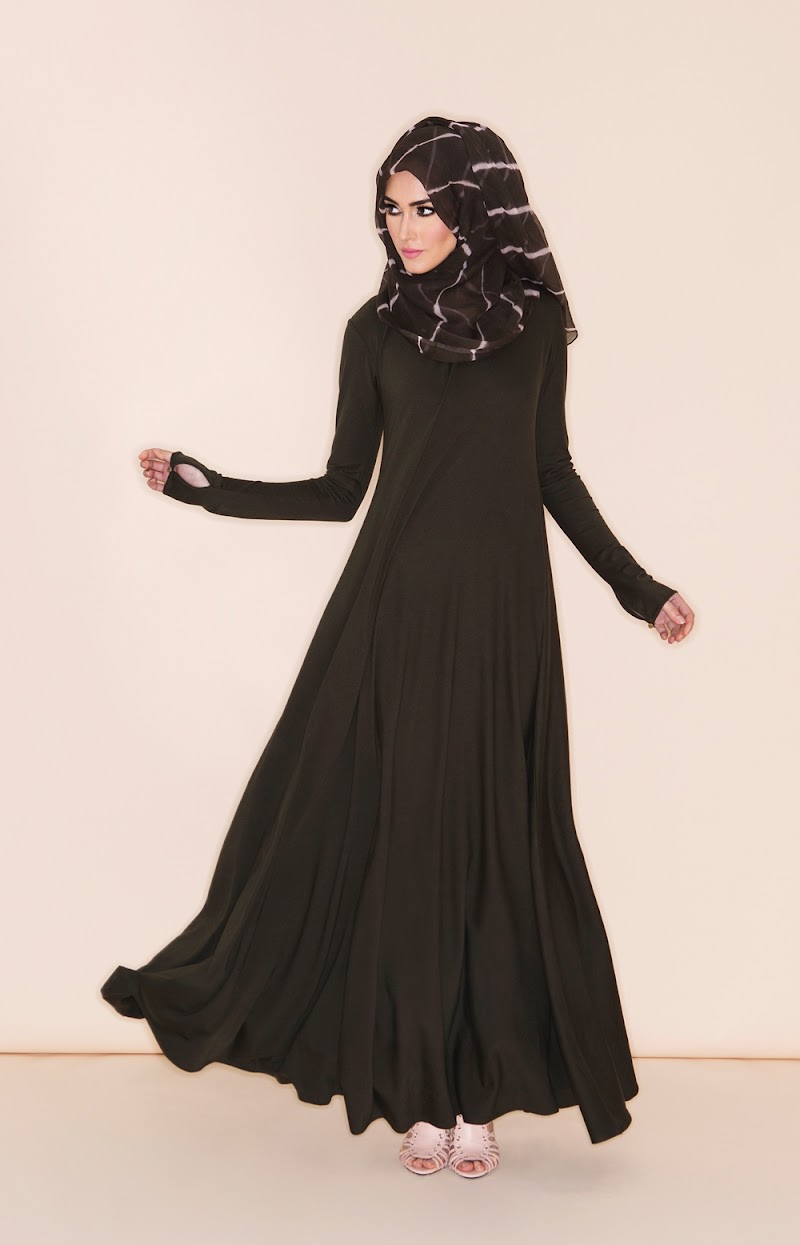 24+ Model Baju Muslim Hitam Bordir, Spesial!