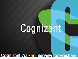 Cognizant Campus Drive for Freshers