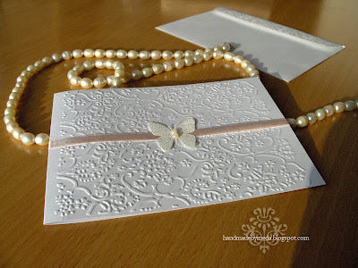 Wedding invitation with