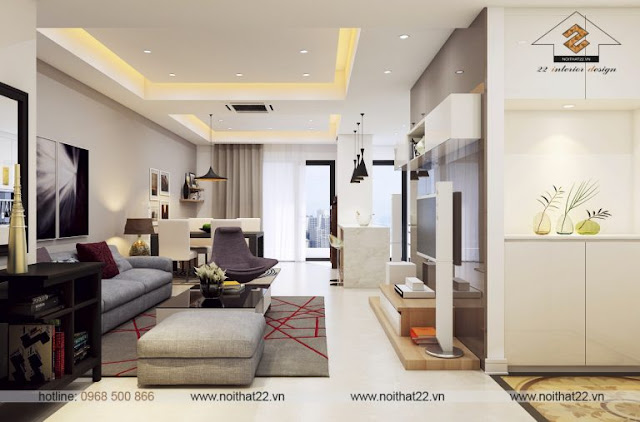 thiết kế nội thất căn hộ 90m2