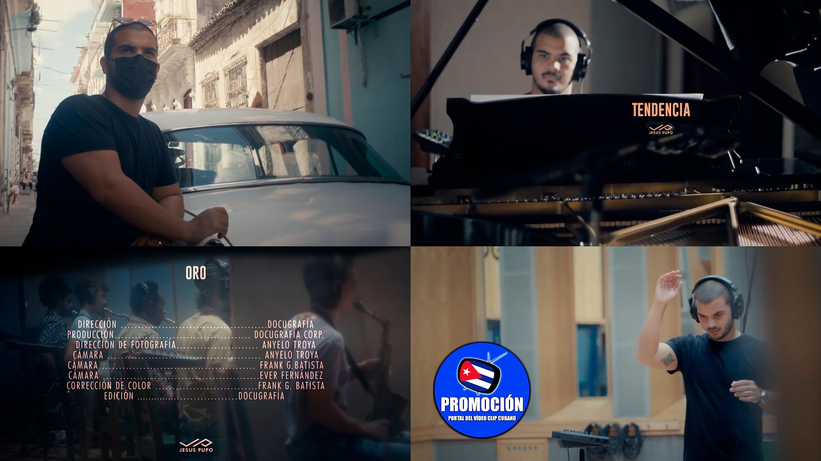 Jesús Pupo - ¨Tendencia¨ - Dirección: Docugrafía. Portal Del Vídeo Clip Cubano. Música instrumental cubana. Piano. EGREM. CUBA.