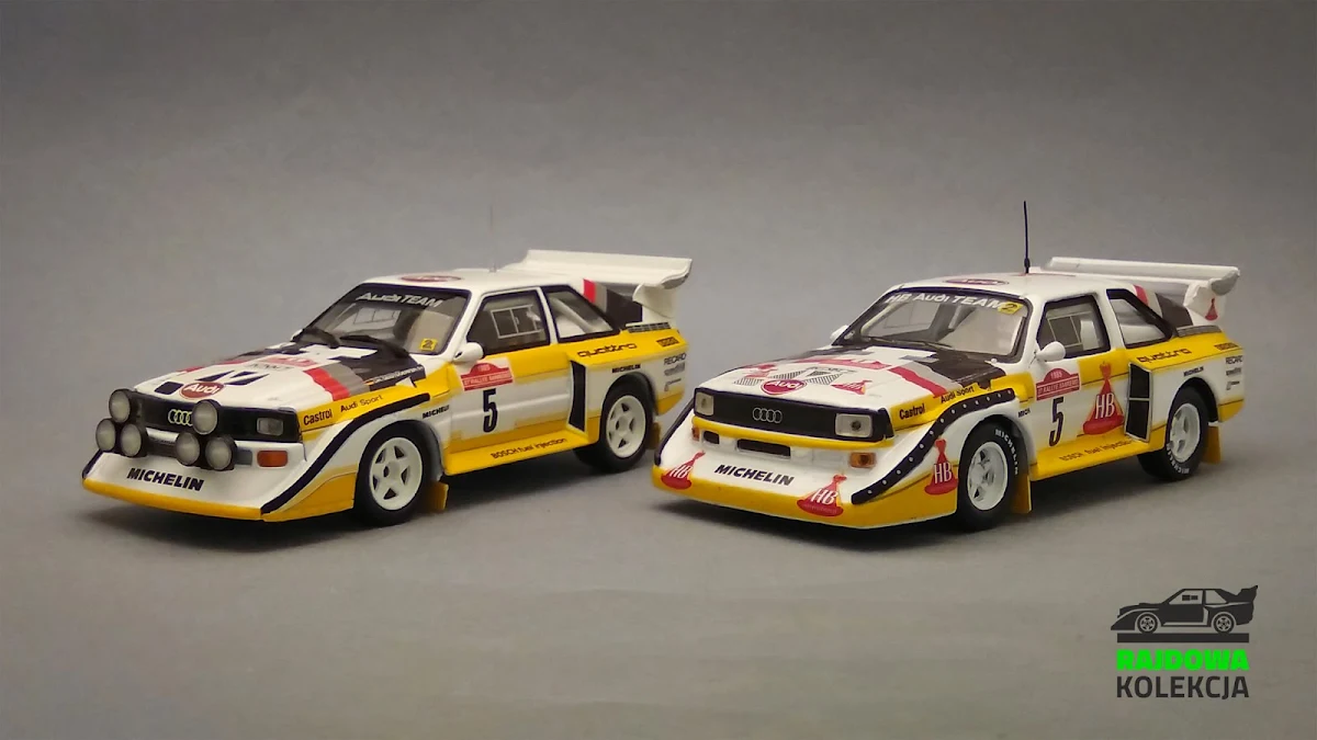 IXO vs PMA Minichamps Audi Quattro S1