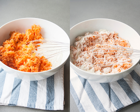 Muffin alle carote, le tortine monoporzioni facili da fare step 3 e 4