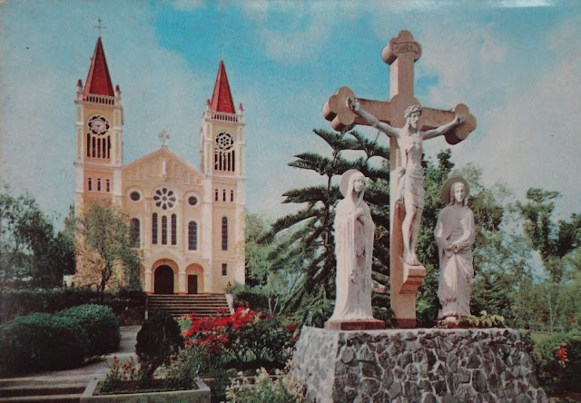 Baguio Cathedral postcard