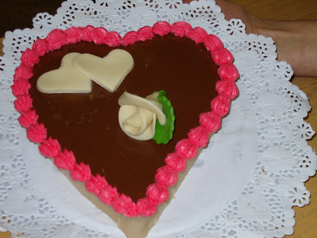 tarta corazón confitería calvo infiesto