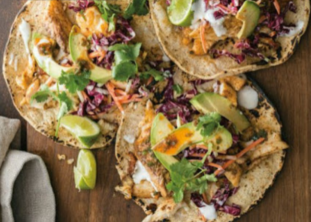 GRILLED TILAPIA TACOS