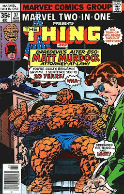 Marvel Two-In-One #37, the Thing and Matt Murdock