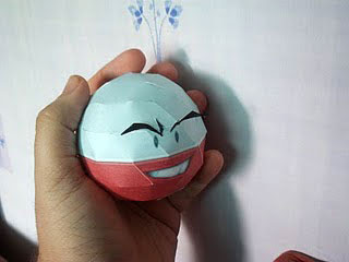 Pokemon Electrode Papercraft 2