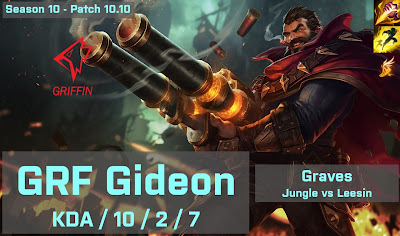 GRF Gideon Graves JG vs Leesin - KR 10.10