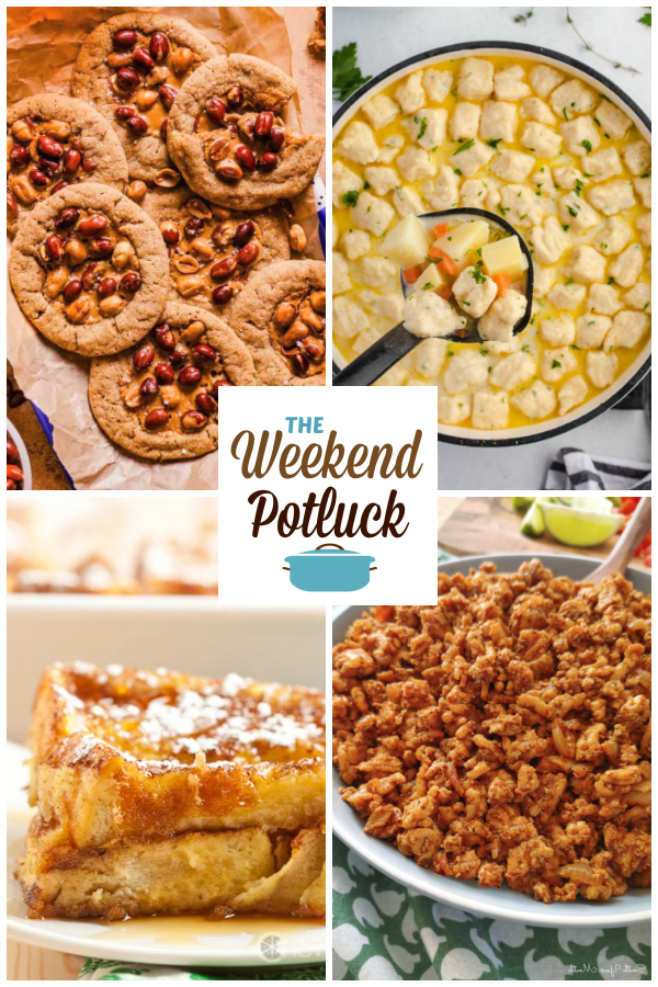 A virtual recipe swap with Nancy Silverton’s Peanut Butter Cookies, Knoephla Soup (Potato & Dumpling Soup), French Toast Bake, Chipotle Chicken Taco Meat (Super Healthy!) and dozens more!