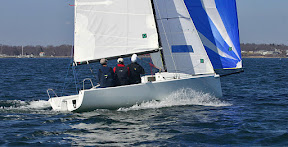 J/70 sailing off Newport, RI