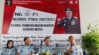 Kementerian Hukum dan HAM Banten Kembali Gelar “NGOPI" Bersama Insan Pers se Banten