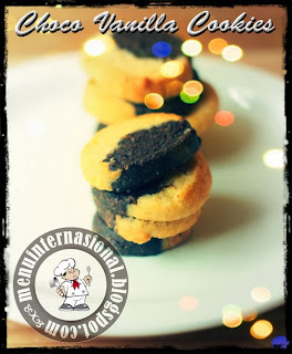 Cara Membuat Kue Kering Choco Vanilla Cookies Spesial