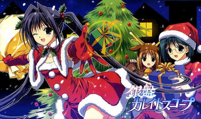 Chicas Anime Feliz Navidad y Feliz Año Nuevo